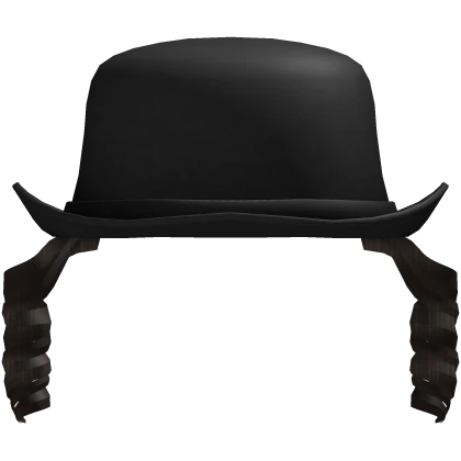 jewish bowler w/ payot side curls