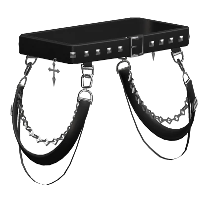 Waist Straps Suspender Techwear Belt Spike Emo 1.0