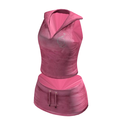 Vintage Designer Beach set | Pink