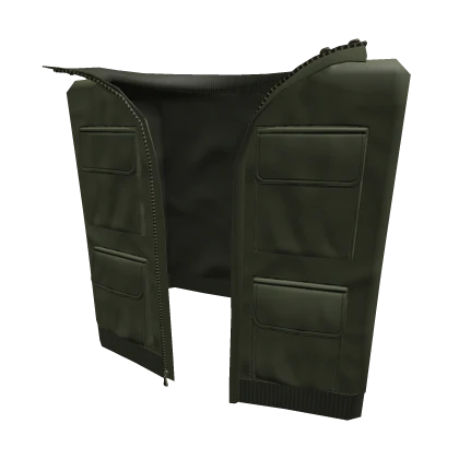 Green military uniform jacket