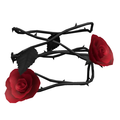 Gothic Red-Black Rose Around Arm [1.0] - Left
