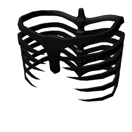 Black Iron Ribcage Skeleton