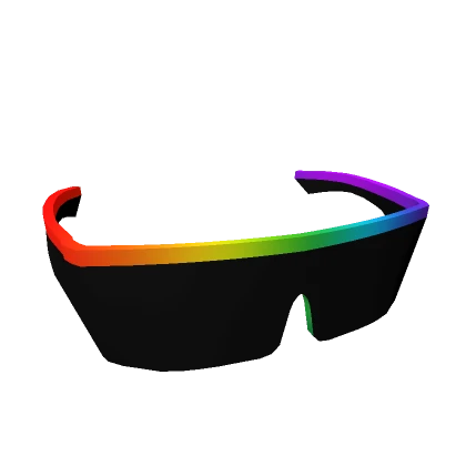 Rainbow Striped Glasses