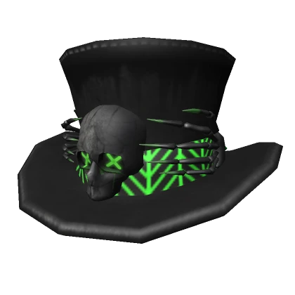 Ill-Fated Skull Top Hat