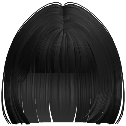 Black Hime Short Straight Hair Cut Bob