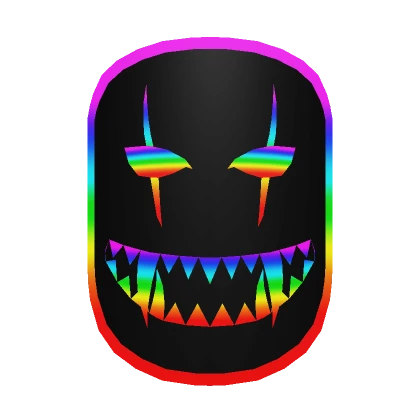 Rainbow Scary Mask