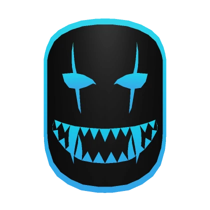 Blue Scary Mask