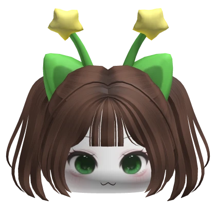 Kawaii Cat Alien Anime Hair 🛸