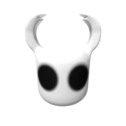 White Generic Neon Head With Horns