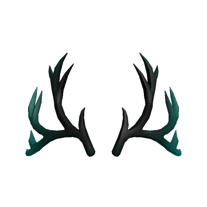 Teal Darkness Antlers