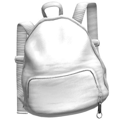 White Backpack Off Shoulder 1.0