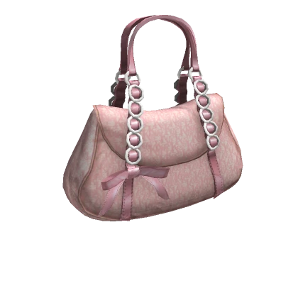 pink 2000s monogram shoulderbag