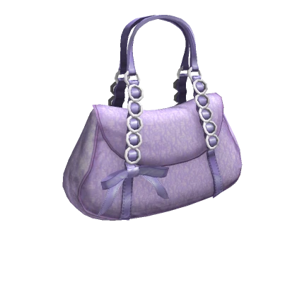 purple 2000s monogram shoulderbag