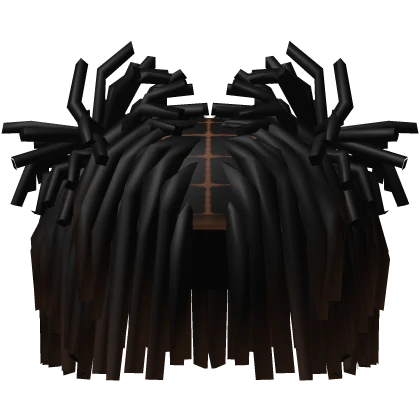 Black To Brown Dreads with Small Buns