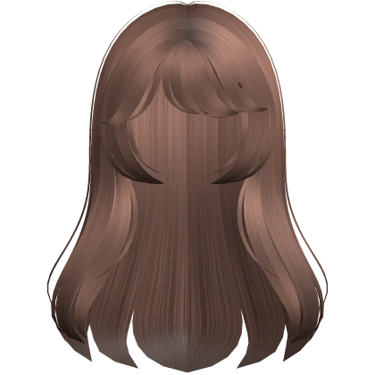 Cute Long Brown Hair With Bangs