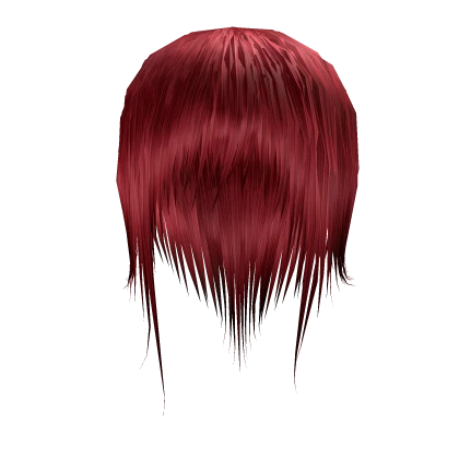 Red Wispy Long Vkei Hair