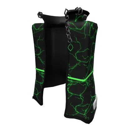 Cyber Oni Samurai Coat Green