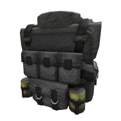 Military Vest - Black