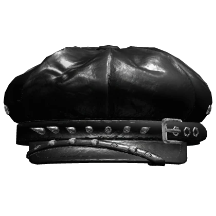 vkei grunge spiked goth cap black