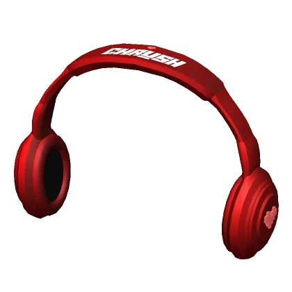 CHRUSH Headphones in Red