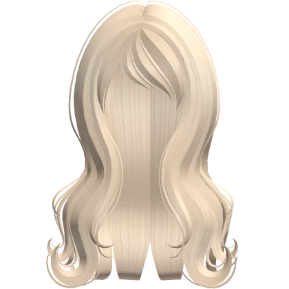 pretty girl long flowy wavy hairstyle blonde 