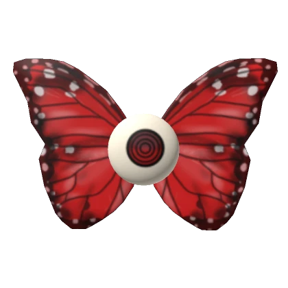 ✅ Cursed Red Butterfly Bow