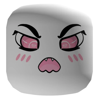 Cute Vampire Blushed Face