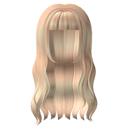 Blonde Straight Wavy Hair