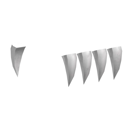 [R6] Left White Long Claws 1.0