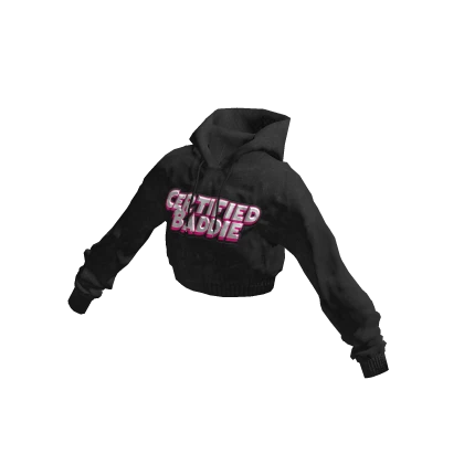 Baddie Hoodie Black