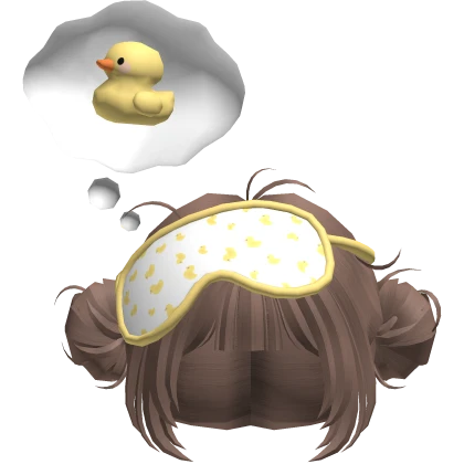 Kawaii Dreamy Rubber Duck Pigtail Hair 🐤