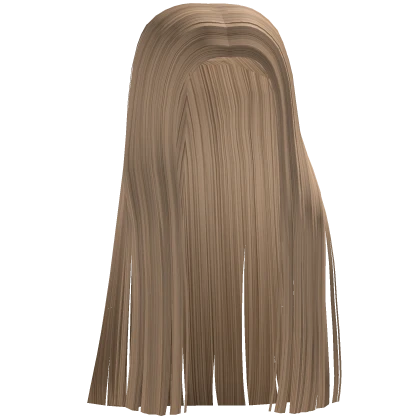 Blonde Straight Sleek Middle Part Hair