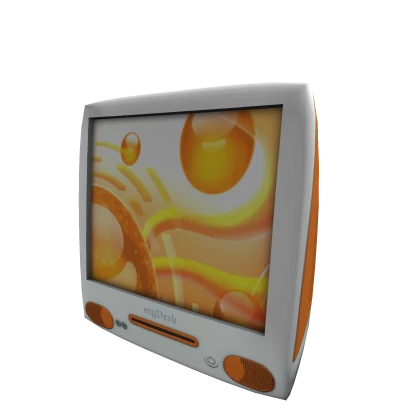 iBox aero frutiger Computer Head [Orange]