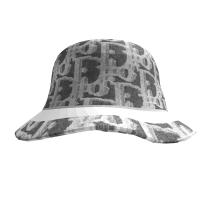 White Dior Bucket Hat