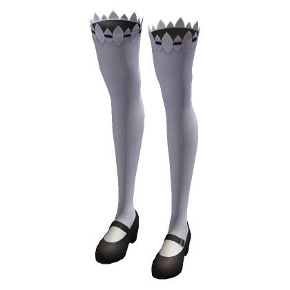 ✨Anime Detailed Maid Shoes-Black