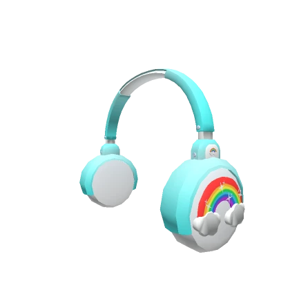 Cartoon Rainbow Headphones