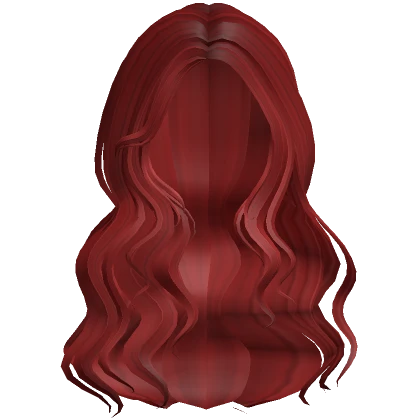 Lush Wavy Coconut Girl Hair ( Red  )