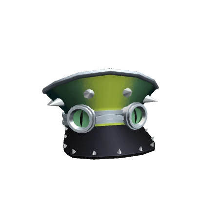 Steampunk Demon Eyes Green Hat