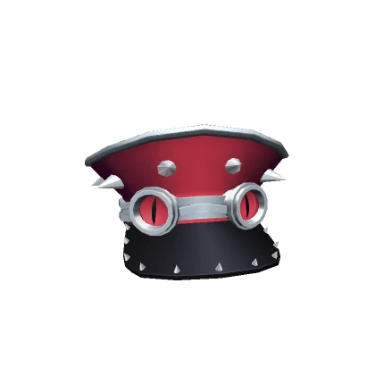 Steampunk Demon Eyes Red Hat