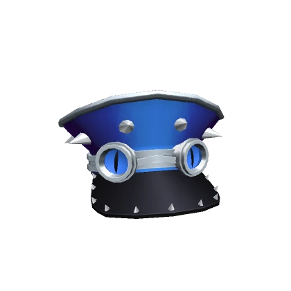 Steampunk Demon Eyes Blue Hat