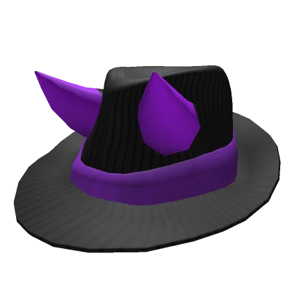 Fiendish Striped Fedora