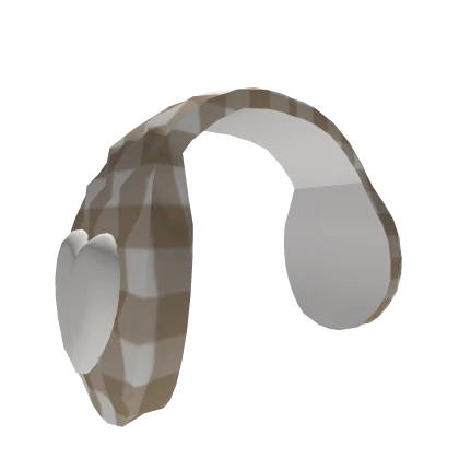 Cute Brown Checkered Earmuffs