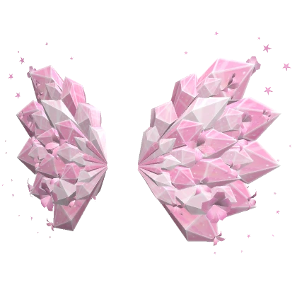 Pink Galaxy Crystal Wings