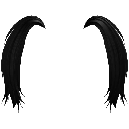 Cute Short Babydoll Pigtail Extensions (Black)