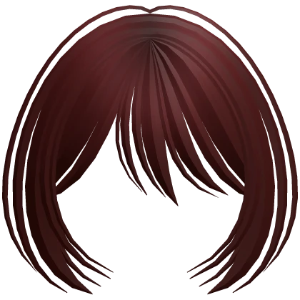 Dark Red Bangs