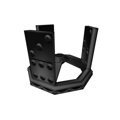 Black Transparent Domino Crown (50%)