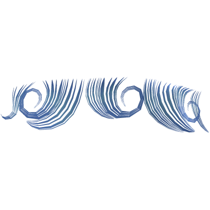 Skyblue Curly Edges