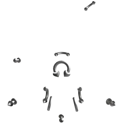 silver heart piercings