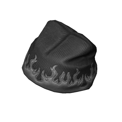 Essential Beanie Grey Flames