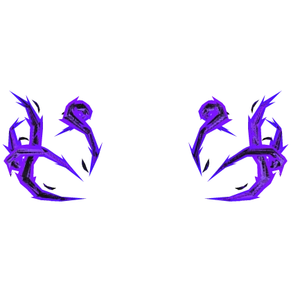 [GLITCHED] Purple Fire Strokes Aura Top